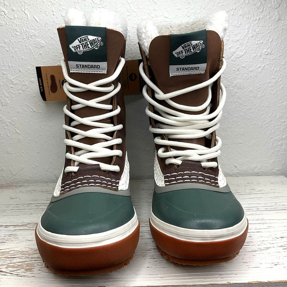Vans Brown and Green Winter Boots - Picture 2 of 6